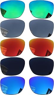 Acefrog 5 Pairs Polarized Replacement Lenses for Oakley Holston OO9334 58mm Sunglasses, Perfectly Fit, Shatterproof, Anti-scratch, Value Pack