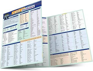 Latin Vocabulary a QuickStudy Laminated in Pakistan