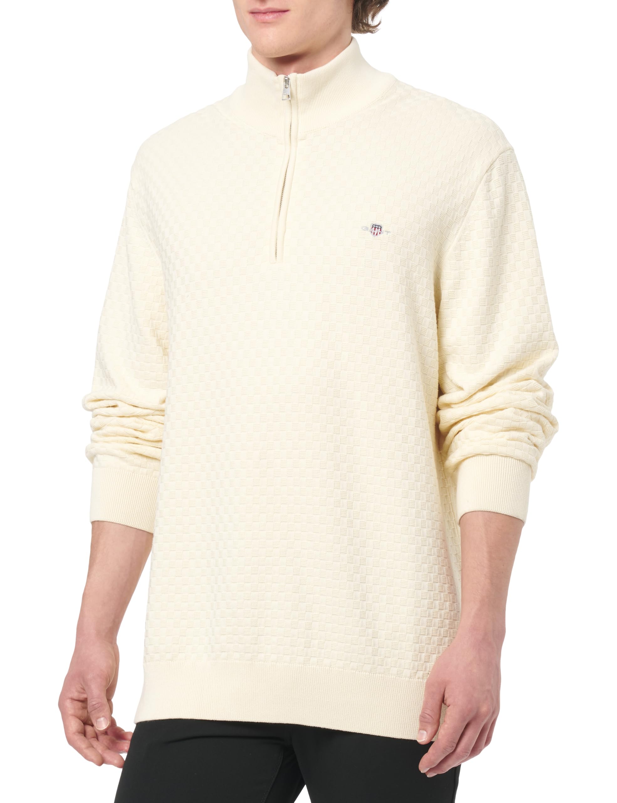 Gant Herren Micro Texture Hz Pullover