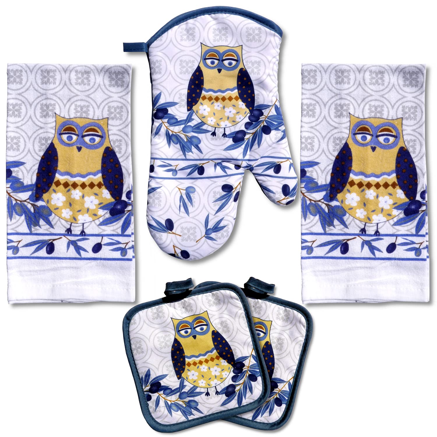 Chef Uniform Kitchen Linen Set - 5 Piece -16