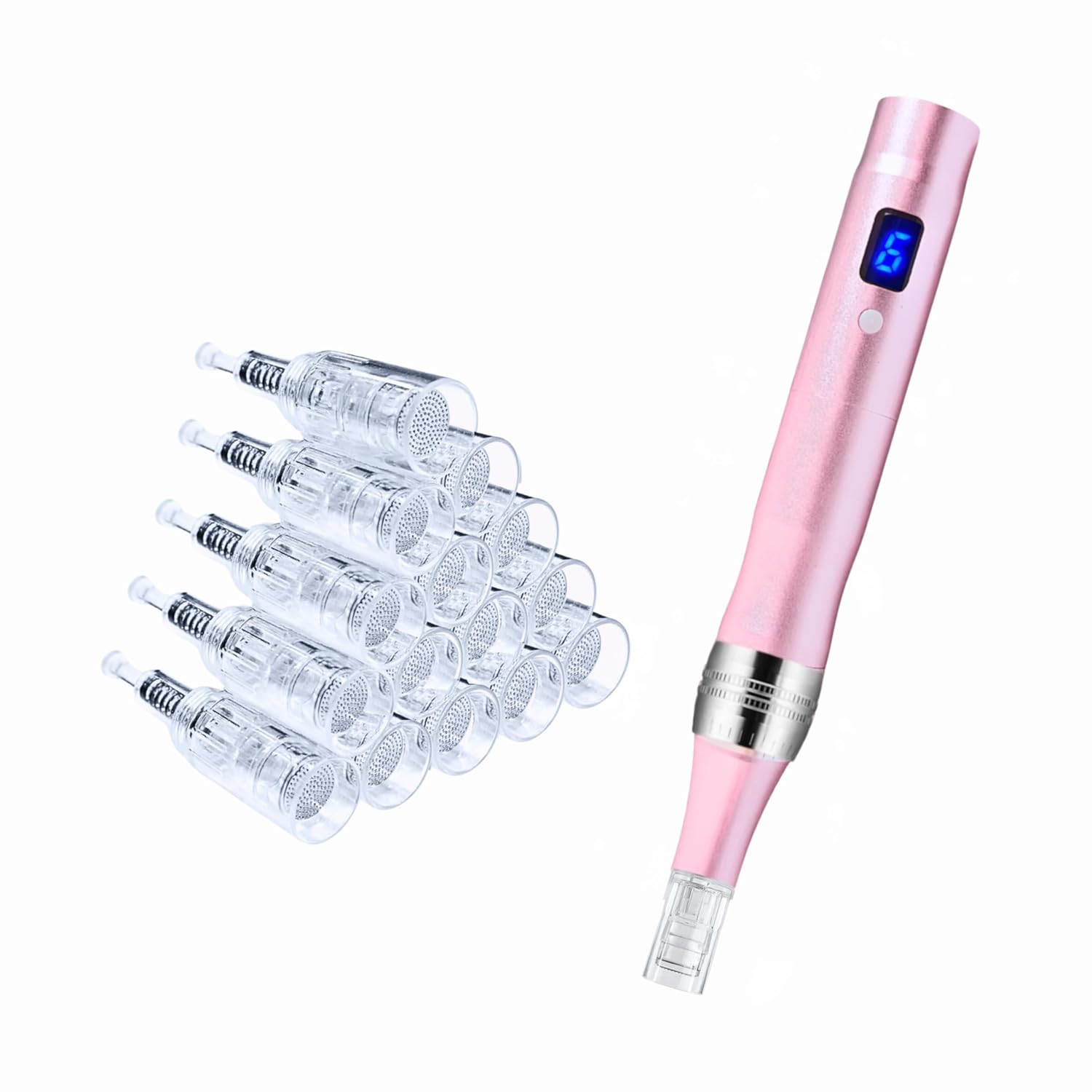 Cordless Cosmetic Roller Tool for Personal Facial Care – Adjustable Speed, Rechargeable Beauty Accessory for Home Use(Pink)