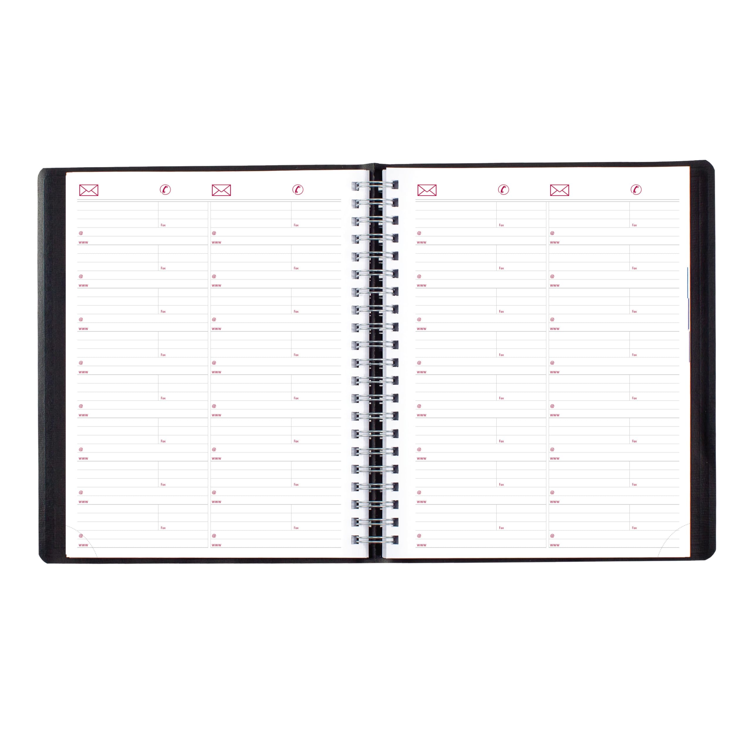 redcb960blk – Brownline profesional Daily cita libro