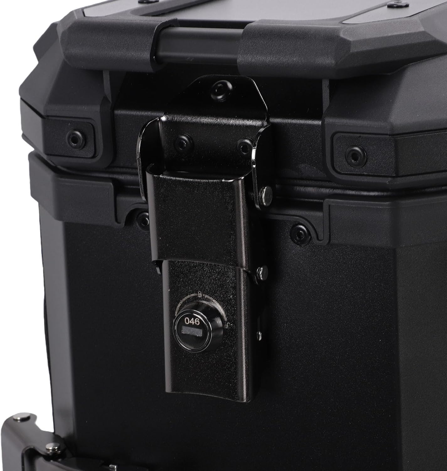 Motorcycle Side Case, Aluminum Alloy Shockproof Storage Box with Removable Washable PU Liner, for Scooter Accessories