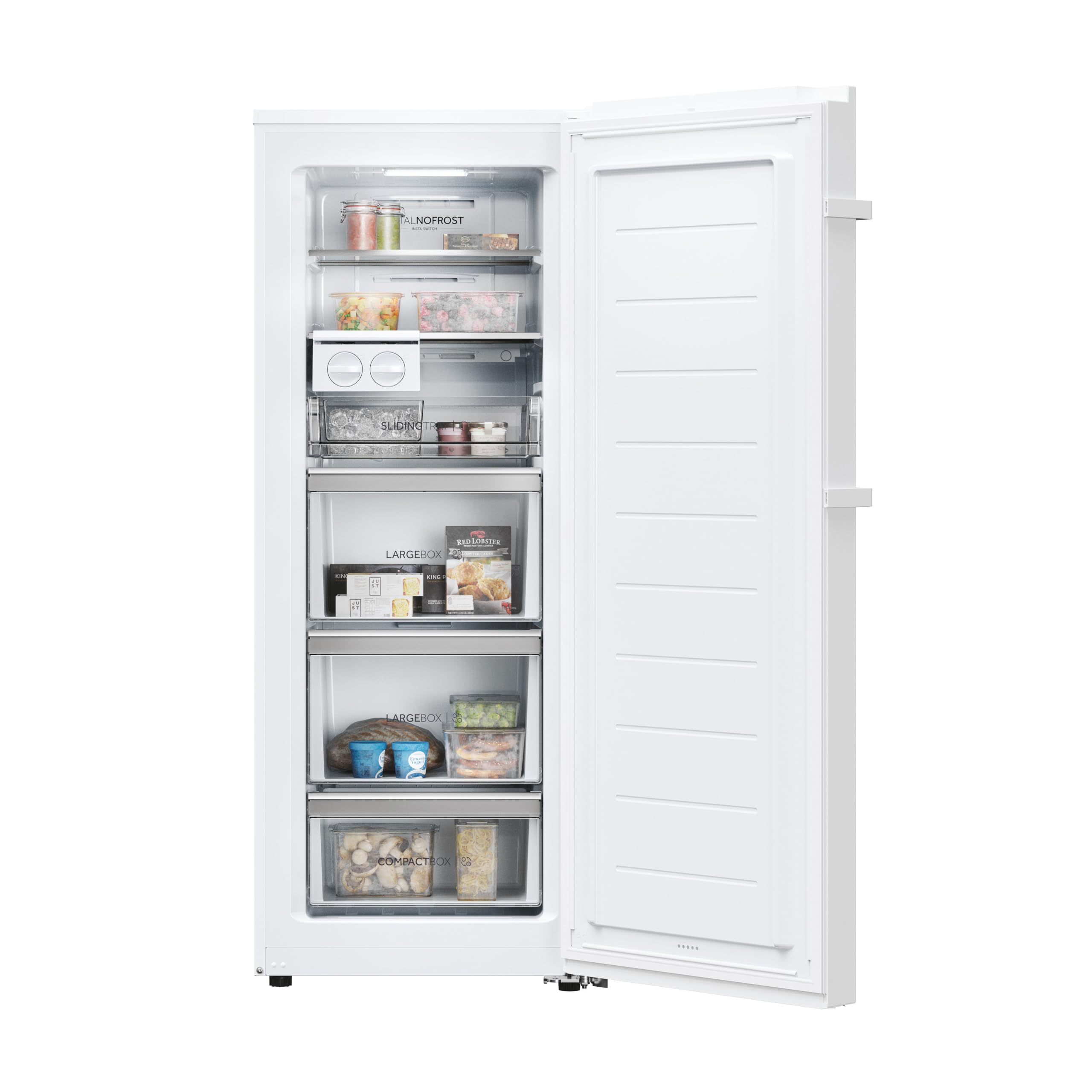 Haier H4F226WDH1 Congelatore/Instaswitch: refrigerazione o congelamento a seconda delle necessità/No Frost/Twist Ice Maker/Smart Hon-App/Inverter Compressore/Volume utile 226 L/Bianco