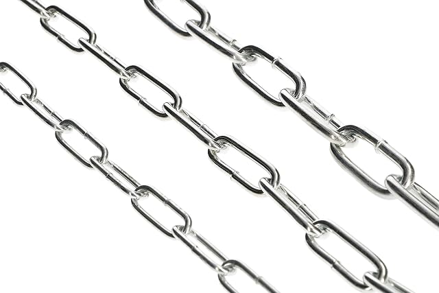 Foto 7 de 7 de KOTARBAU® Cadena para Perros 4 mm 3 m con Resorte Amortiguador Fuerte Protección de Cierre para Perros…