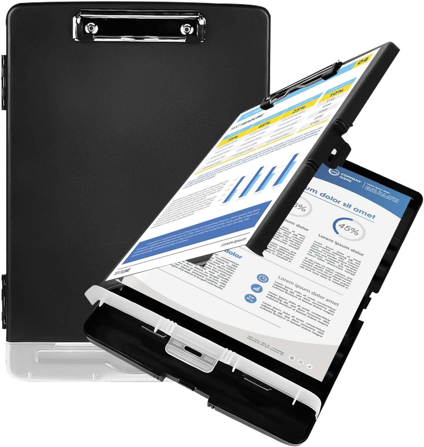 Clipboard with Storage Plastic Clipboard with Storage