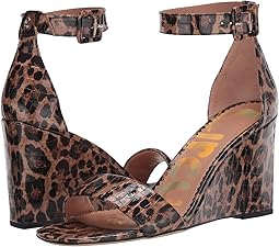 Brown Multi Leopard Croco Patent
