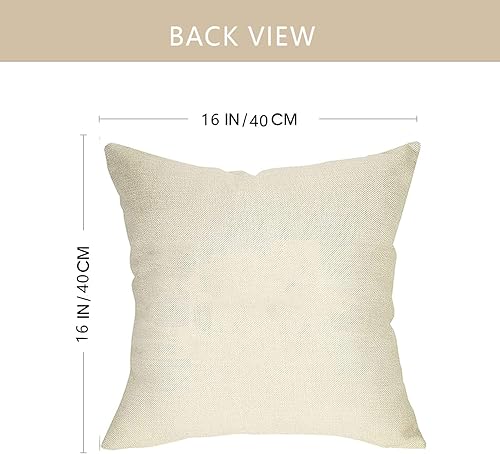 Miniatura 2 de Auomily Juego de 2 fundas de almohada verde salvia de 16 x 16 pulgadas, fundas de almohada geométricas florales elegantes, color gris, verde y