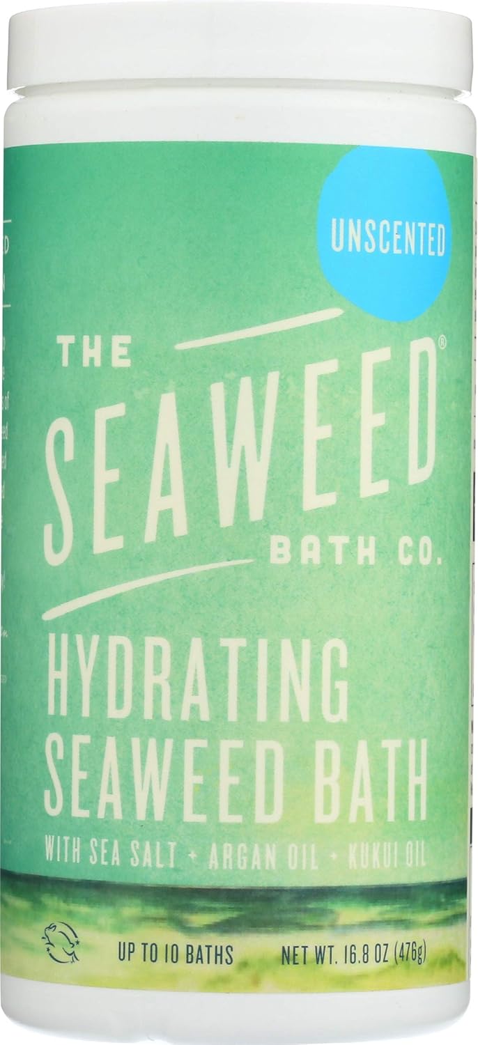 Seaweed Bath Co, Bath Powder Unscented, 16.8 Ounce Bath