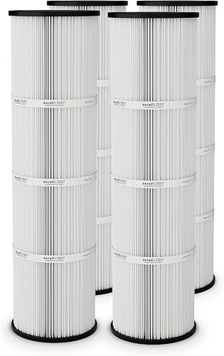 Excel Replacement Pool Filters for Hayward Super StarClear C4000 and C4520 | Replaces CX870XREPAK4, PA-100-N, C-7487 and FC-1270 | XLS-719 4PACK Filters
