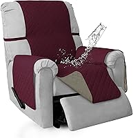 Vista 10 de ISSUNTEX Fundas de Sofá de Doble Protección 100% Impermeables para Sala de Estar, Fundas de Sofá para Sofá de 3 Cojines, Protector de Muebles