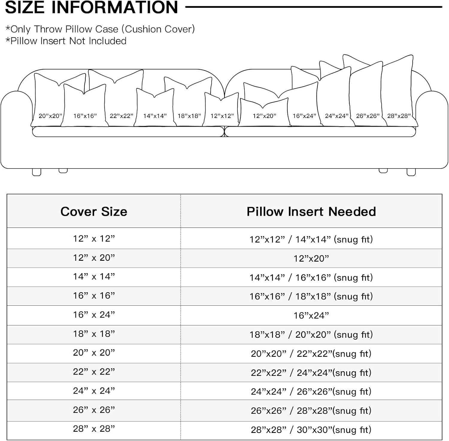 OTOSTAR Linen Throw Pillow Cover Set of 1 Decorative Lumbar Pillowcases Cushion Covers 12x20 Inch for Home Decor Sofa Bedroom Car 30 x 50CM Pure White - Image 8