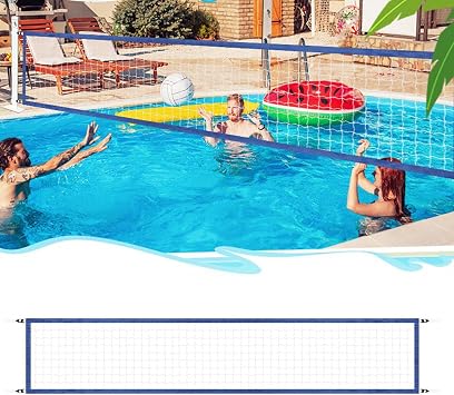 Volleyball Net for Pool Heavy Duty Waterproof Weatherproof
