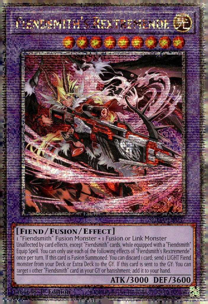 Fiendsmith's Rextremende (Quarter Century Secret Rare) - SUDA-EN037 - Quarter Century Secret Rare - 1st Edition