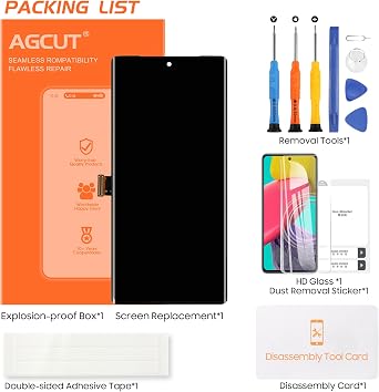 Google Pixel 6 Pro 5G LCDスクリーン交換用OLED Pixel 6 Pro LCDディスプレイ用 GLUOG G8VOU LCDデジタイザー スクリーンタッチアセンブリ フレーム+ビデオ付き指紋機能、指紋ケーブルなし