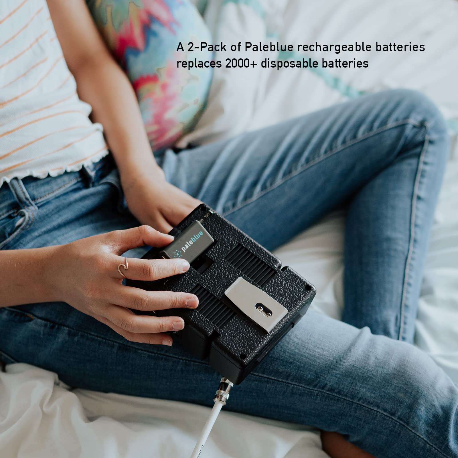 Batterie ricaricabili USB paleblue (9 (6LR61) [6HR61])