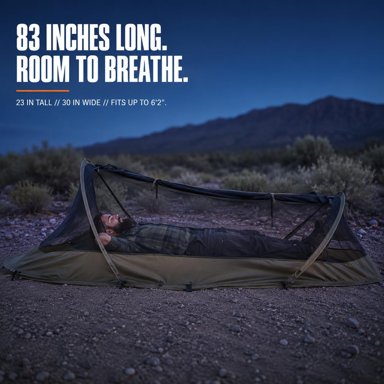 Amazon.com : USGI Industries Bivy Tent | Lightweight Single Person