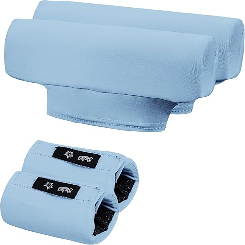 Miniatura 85 de Fundas de almohadilla para muletas para axilas y agarre de mano con mango universal para antebrazo, juegos de cojines acolchados accesorios