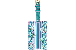 Lilly Pulitzer Leatherette Luggage Tag
