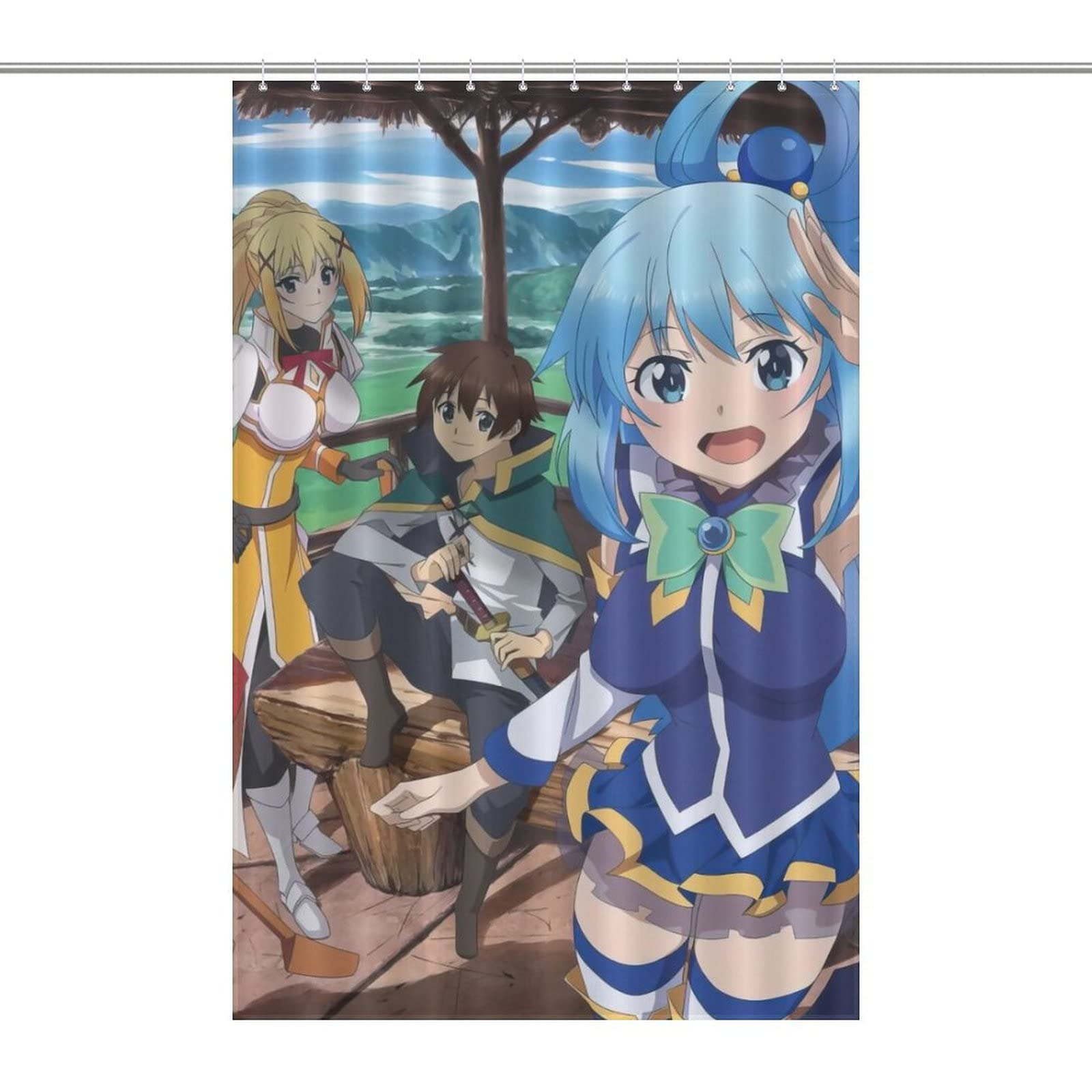 Amazon｜シャワーカーテンこのすば アクア めぐみん ダクネス カズマ