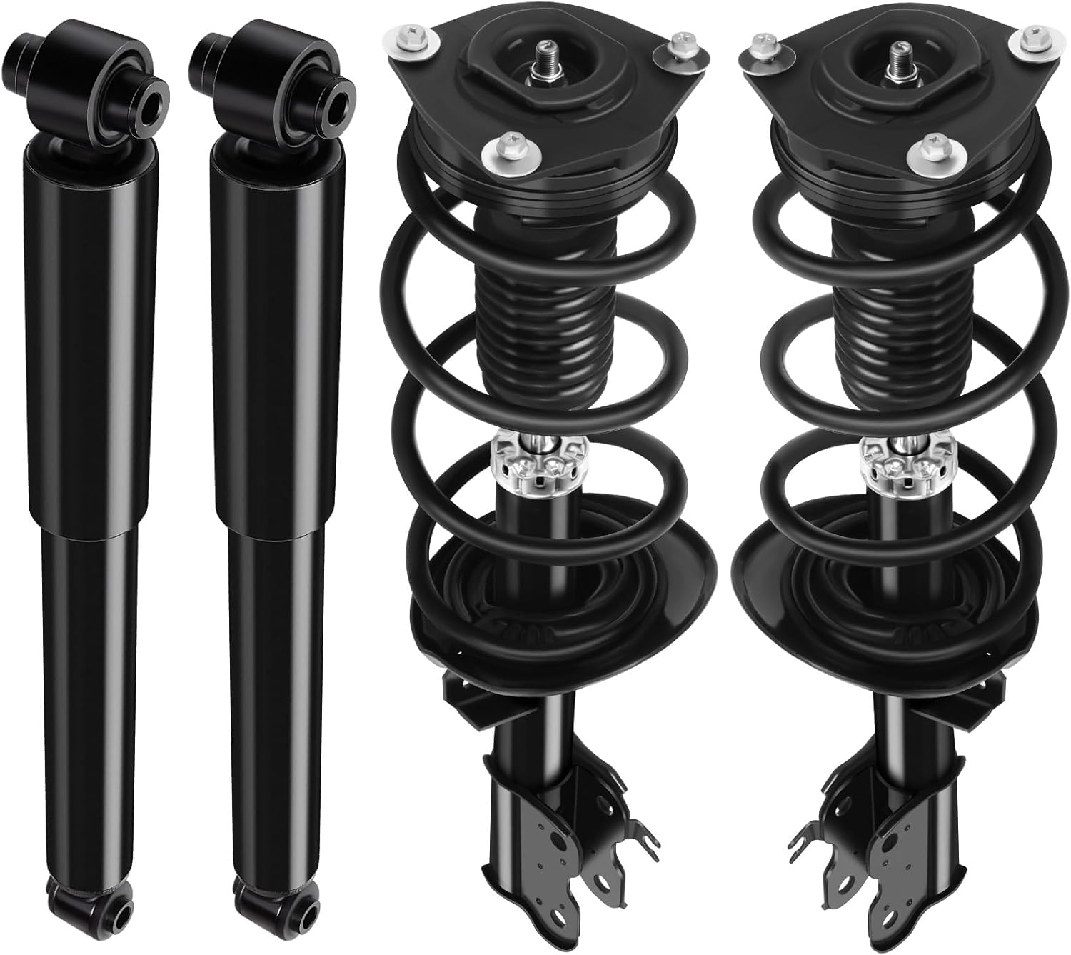 11733 11734 349097 Front and Rear Struts Fit for 2008 2009 2010 2011 2012 for Nissan Rogue Complete Strut Spring Assemblies Shock Absorbers 4PCS