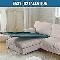 Vista 405 de H.VERSAILTEX 2025 New Sectional Couch Covers 8 Pieces Stretch Sofa Covers for Sectional Sofa Set Separate L Shaped Couch Cover for Both Left/Right