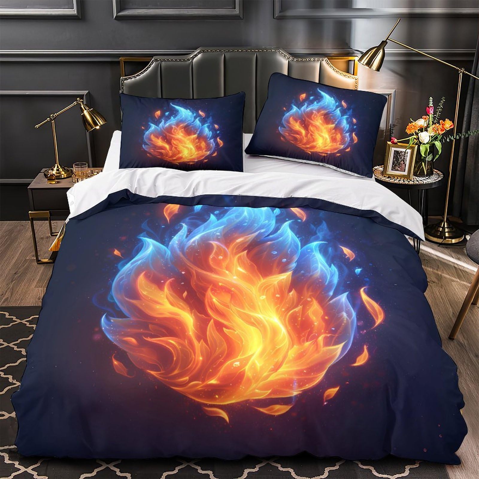 Housse de couette 260x220 fantastique drap microfibre pour déco chambre