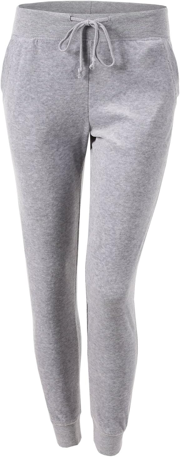 Women's Velour Jogger with Drawstring and Pockets
