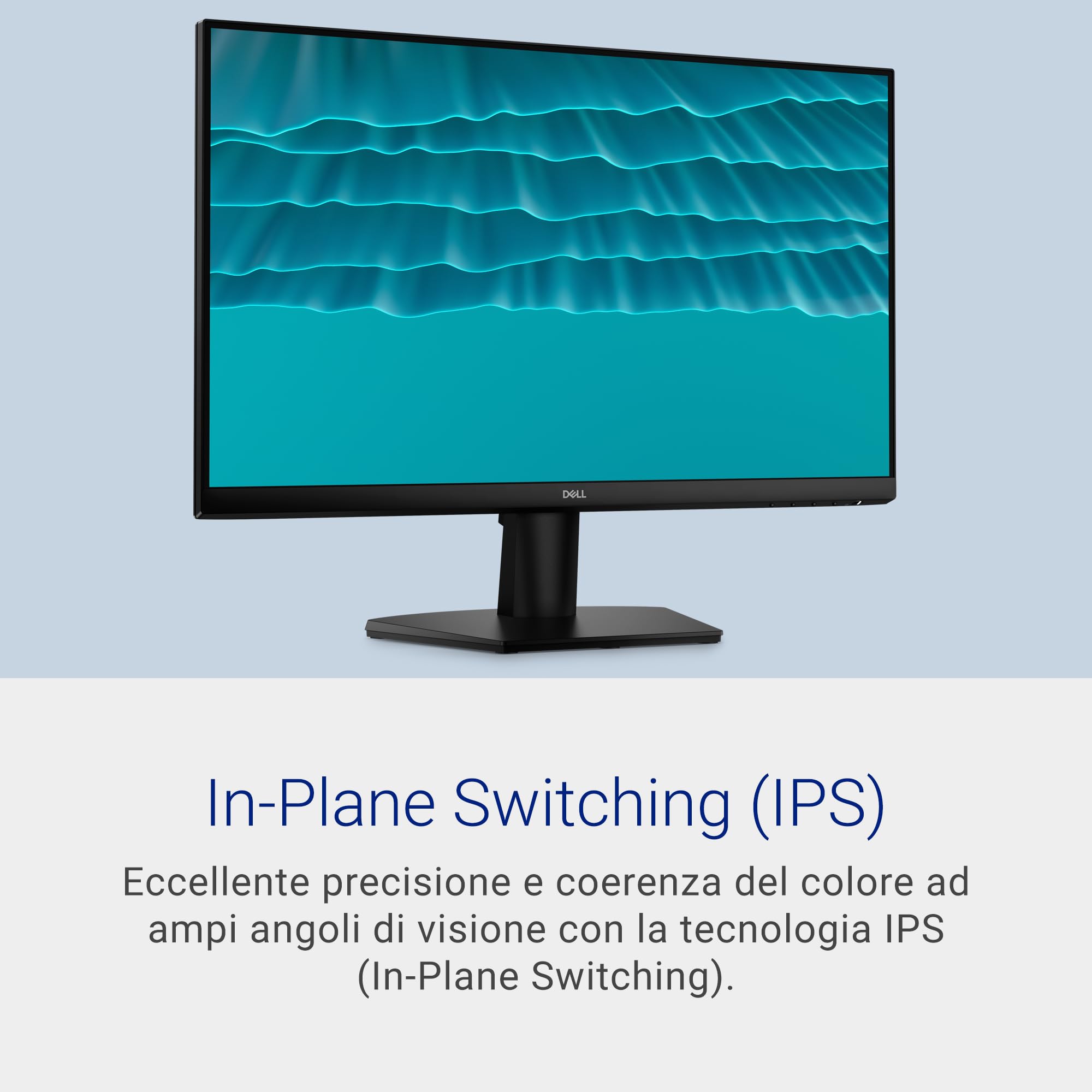 Dell 24 Monitor - SE2426H, Full HD (1920x1080), 144Hz, IPS, 1ms MPRT, AMD FreeSync, VESA (100x100mm), 2 HDMI, 3 Anni di Garanzia, Nero
