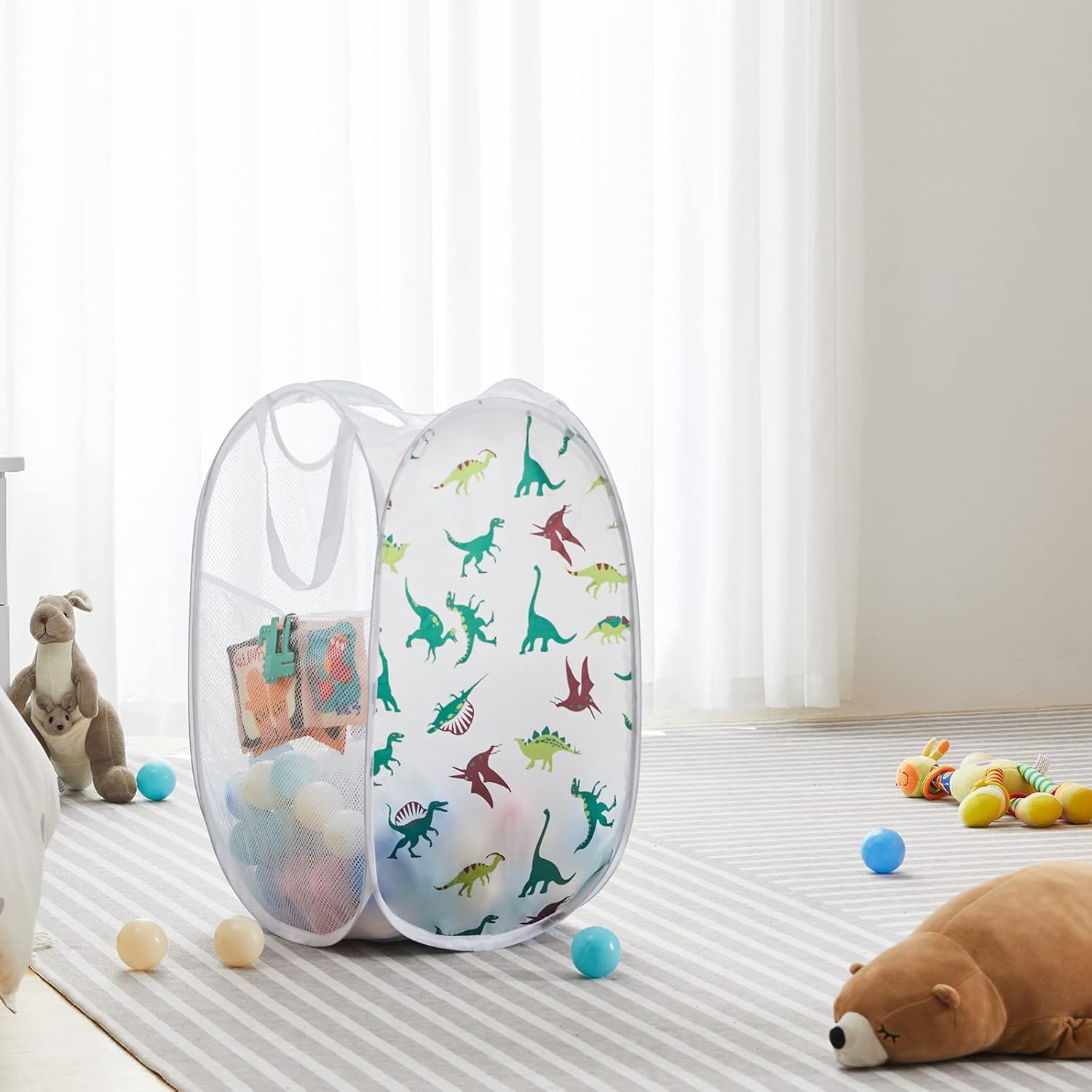 Cesta De Lavandería Plegable, Cesta De Compra Rectangular, Funda