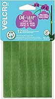 Vista 1 de VELCRO Brand VEL-30087-AMS Paquete Inicial de Lazos ONE-WRAP para Jardines en Contenedores o Plantas de Interior, 12 piezas, Pre-Cortados, 6 in x