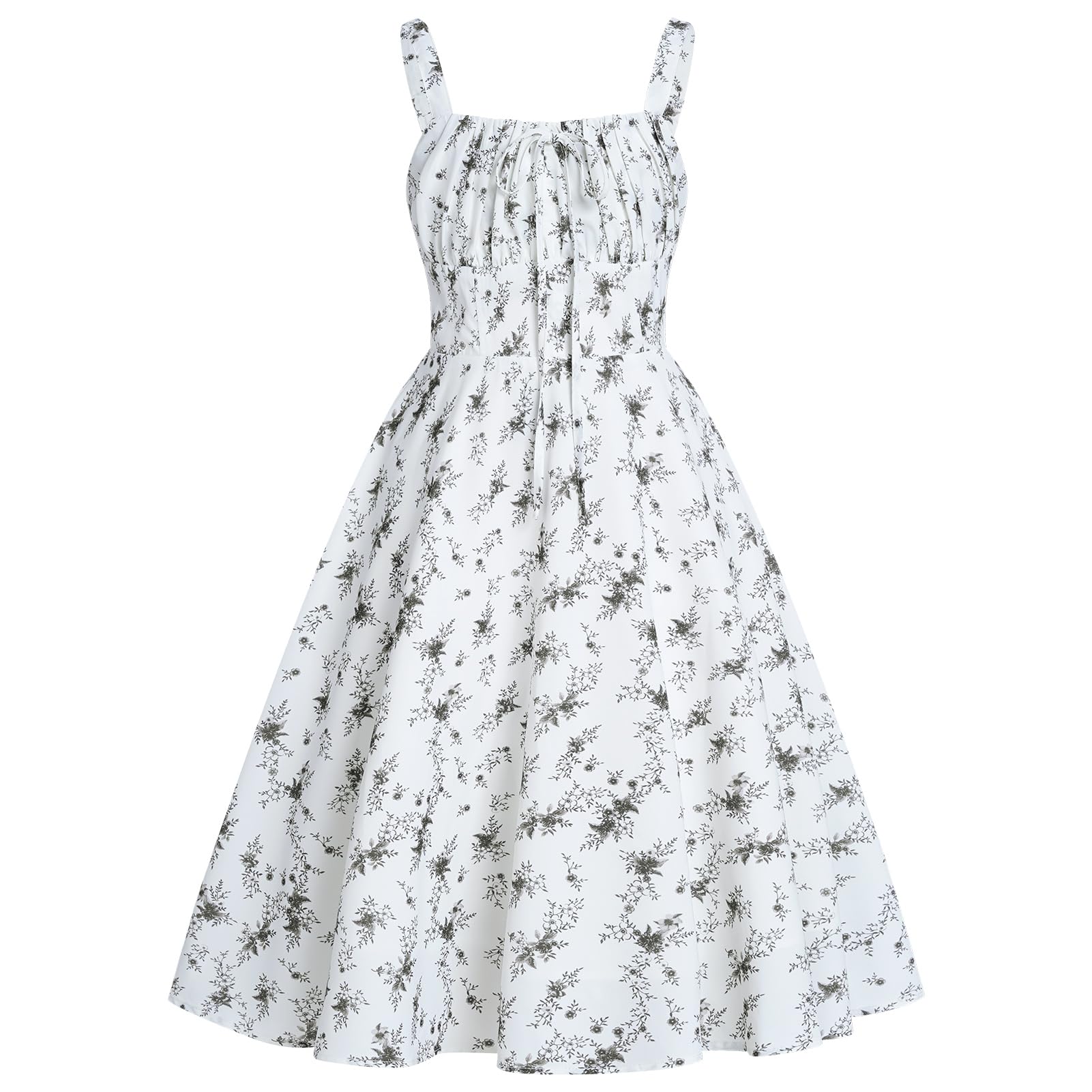 ODIZLI Tween Korsettkleid für Mädchen, lang, für Uni, Tanz, Party, Sommerurlaub, Urlaub