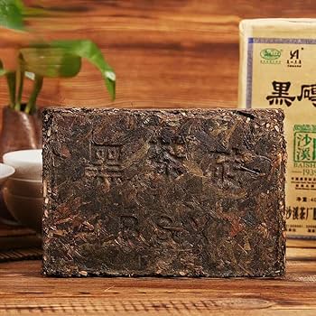 Amazon.co.jp: 安化白沙渓黑茶濃茶磚茶中国茶400g : 食品・飲料