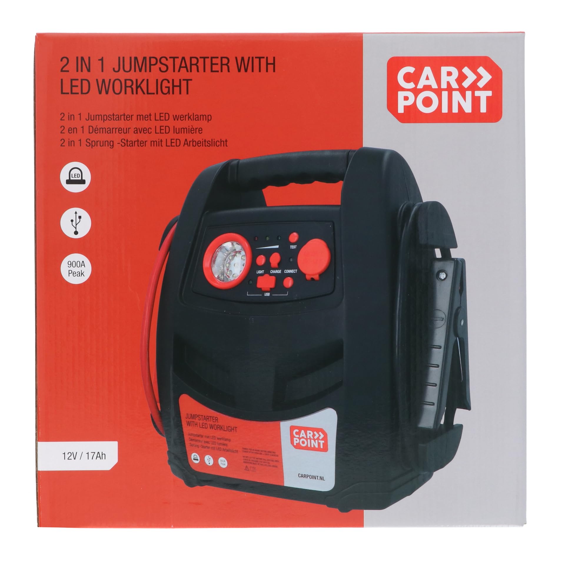 CARPOINT 0177717 Auto Starthilfe Ladegerät Booster 900A