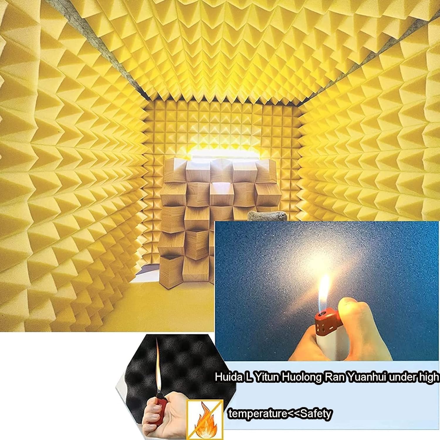 Aufnahmestudioausrüstung, Faltbare Gesangsaufnahme, Kabinen-Gesangsabsorptionsschutz zur Reduzierung von Geräuschen, einfach zu montieren, for Mikrofon, Studio-Sound-Gesang(Blu,80 * 80cm)