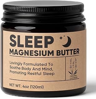 Mantequilla de magnesio para dormir - Crema d...