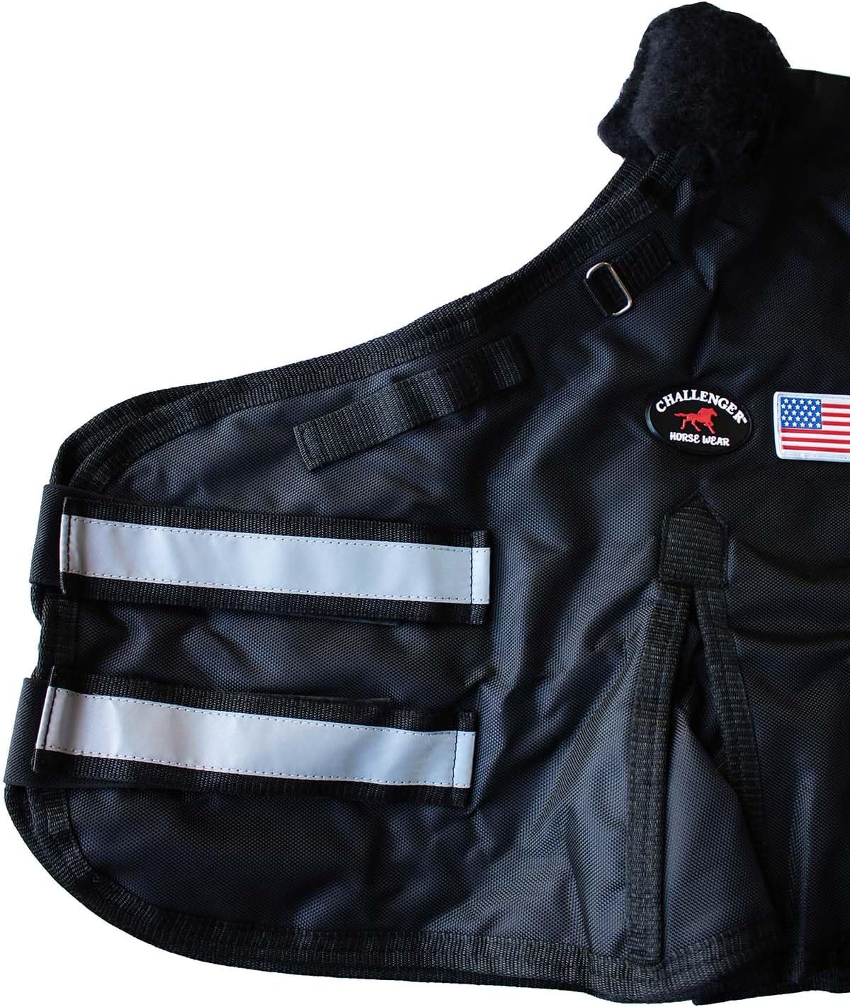 54-60(XXLarge) 1680D Miniature Weanling Donkey Pony Horse Foal Winter Blanket 519TS01BK