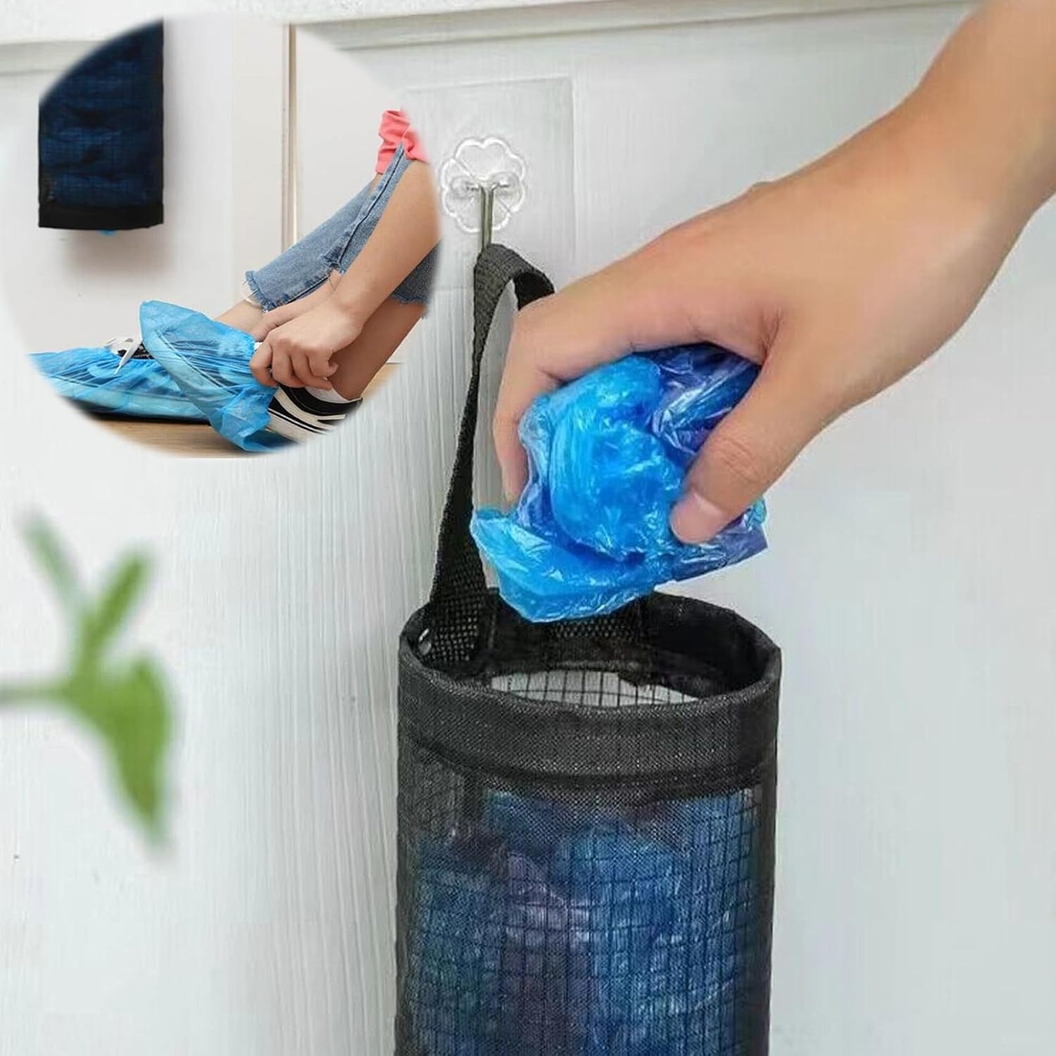 2 Supporti Per Sacchetti Di Plastica - Organizzatore Multiuso Per Cucina, Bagno, Camera - Foto 5