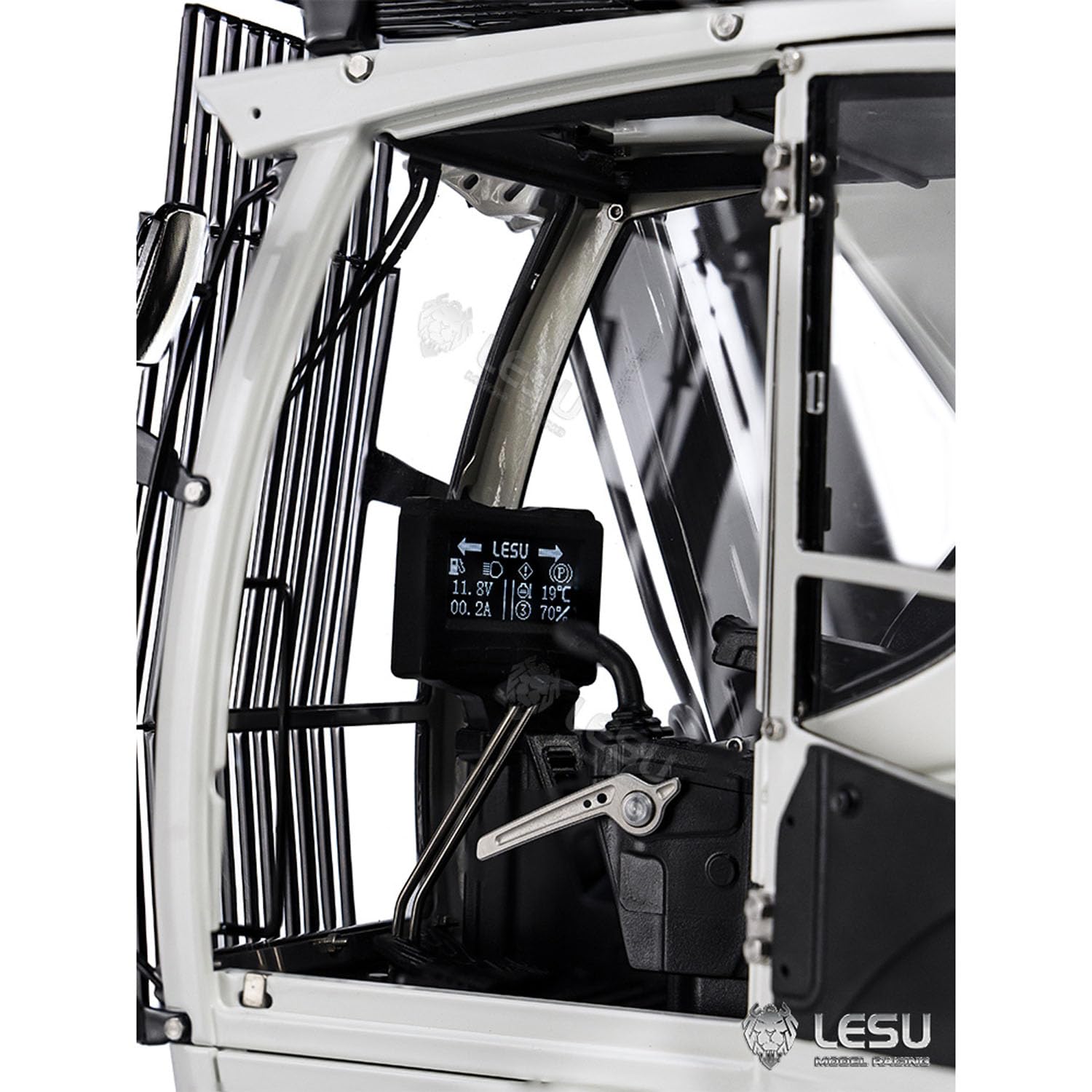LESU LR945 1/14 Maßstab 3-Arm RC Hydraulik-Bagger Metall Funkgesteuerte Bagger-Bausätze RC Hobby Modelle