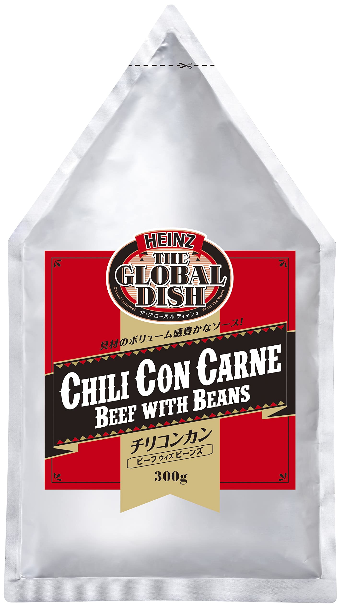 ハインツ(HEINZ) チリコンカンビーフウィズビーンズ 300g×4袋 (肉類…