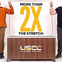 Vista 5 de US Cargo Control Bandas móviles de goma grandes (paquete de 36), paquete variado de 30, 36 y 42 pulgadas, 12 correas de cada tamaño, bandas de goma