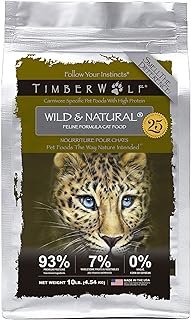 Timberwolf Wild & Natural Chicken Recipe with High Protein Dry Cat Food 10lb