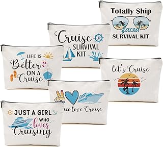 Bolsa de maquillaje para crucero de 6 piezas,...