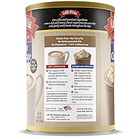 Vista 4 de Mezcla instantánea de cappuccino de chocolate blanco Caffe D'Vita - Polvo de chocolate blanco, sin gluten, sin colesterol, sin aceites hidrogenados