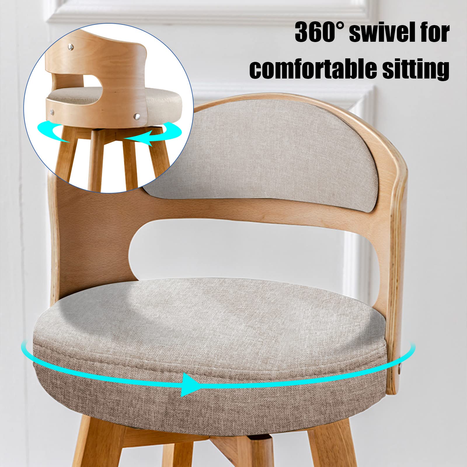 Sgabelli senza braccioli per cucina, pub e sala da pranzo, sedie resistenti per bar e caffetterie, design elegante e confortevole