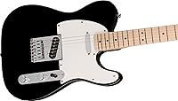 Vista 5 de Squire Sonic Telecaster - Guitarra eléctrica, color negro, diapasón de arce