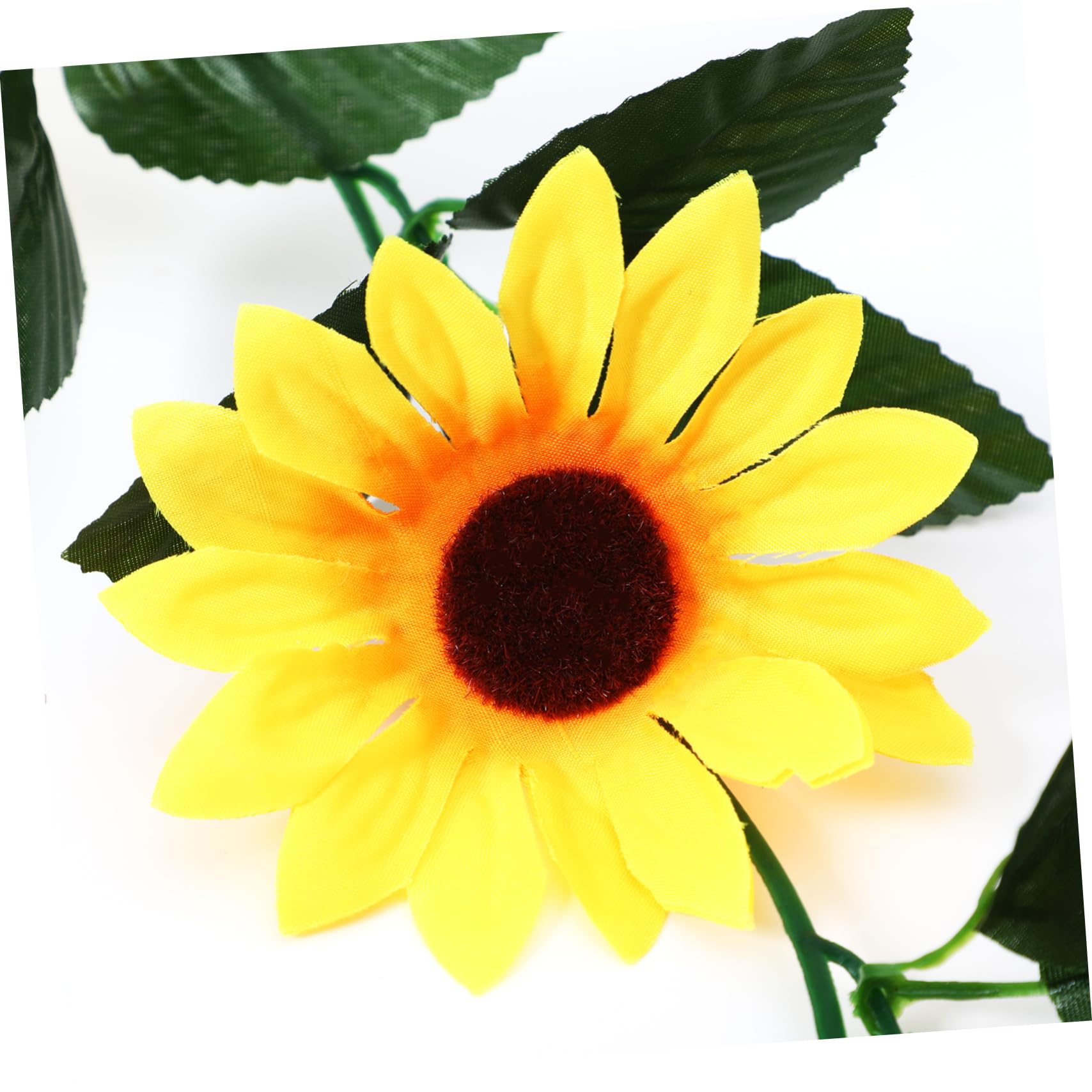 Cabilock Guirnaldas de Girasoles Artificiales 5 Piezas de Plástico Amarillo