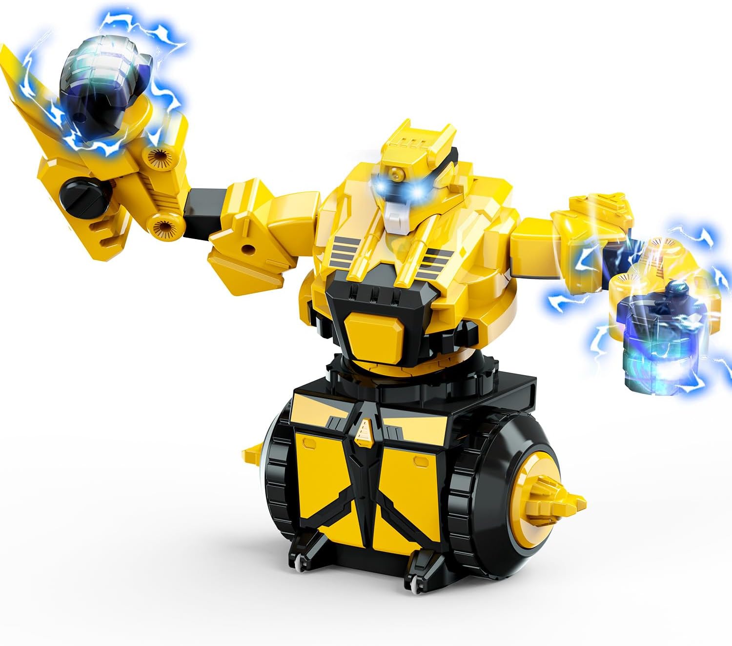 Holyton Boxing Robots – 360° Rotating Remote Control Fighting Robots with Shields & Fist Weapons, Battle Toy for Boys Aged 5-12, Ideal Robot Boxing Gift for Kids (Yellow) Holyton Boxing Robots – 360° Rotating Remote Control Fighting Robots with Shields & Fist Weapons, Battle Toy for Boys Aged 5-12, Ideal Robot Boxing Gift for Kids (Yellow)