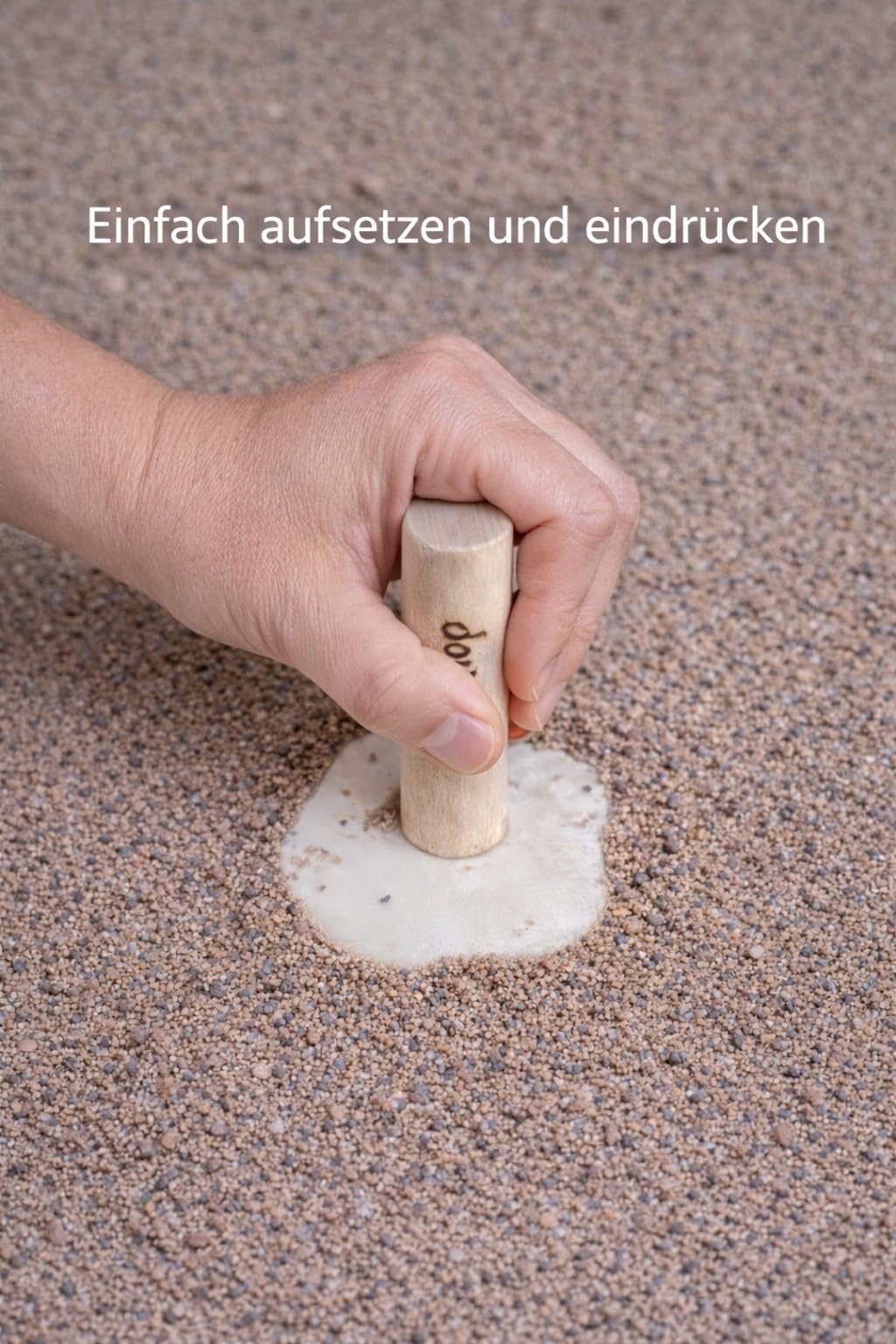Fährtenstempel Hund – Lehr- und Demonstrationsmodell zur Vermittlung von Trittsiegeln und Fährtenmerkmalen