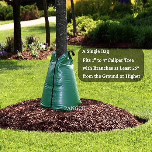 Miniatura 3 de Bolsa de riego para árboles, bolsas de riego de árboles de liberación lenta de 20 galones, bolsa de riego por goteo para árboles recién plantados